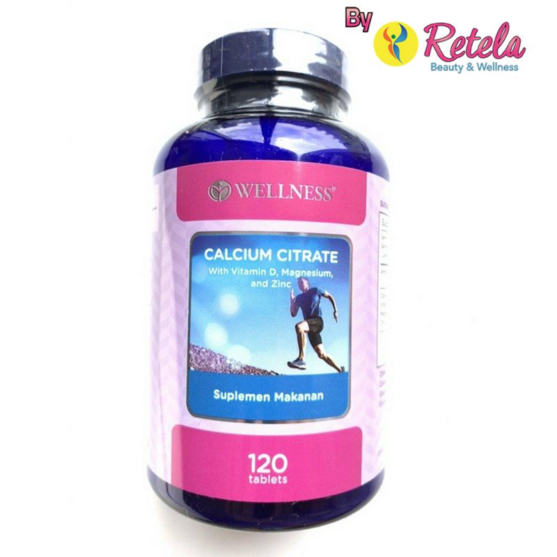 Wellness Calcium Citrate 1 Botol 120 Tablet