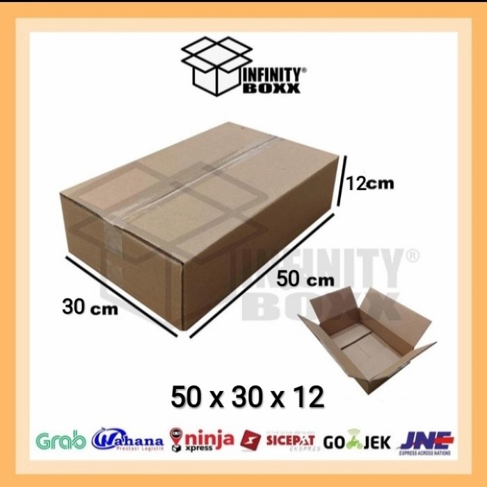 

kardus box packaging packing 50x30x12 cm