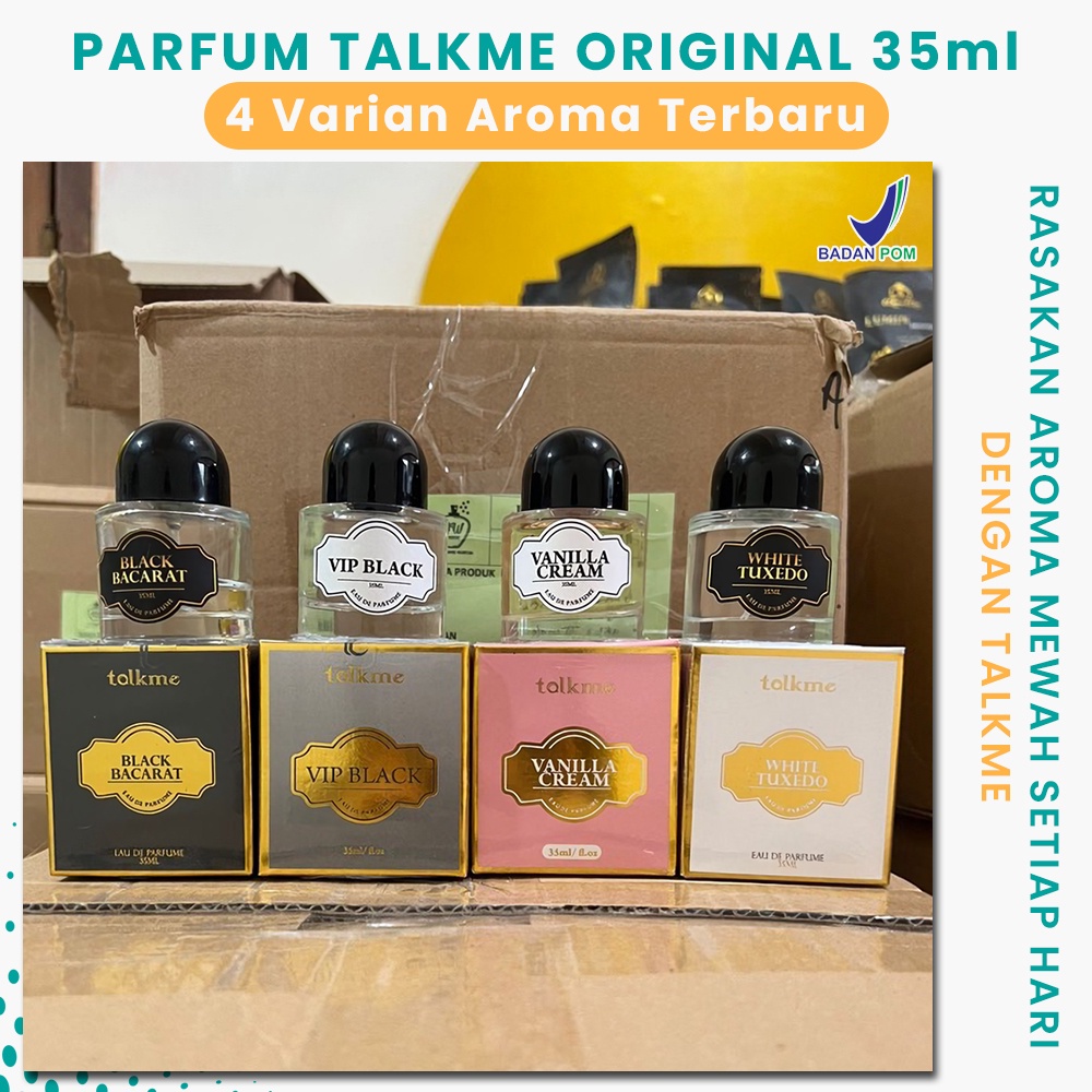 Parfum Talkme Original Spray 35ml sudah BPOM Banjarmasin