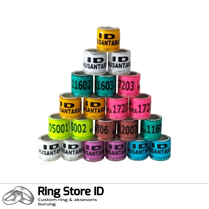RING BURUNG MERPATI PIGEON MERPATI POS RACING ID NUSANTARA