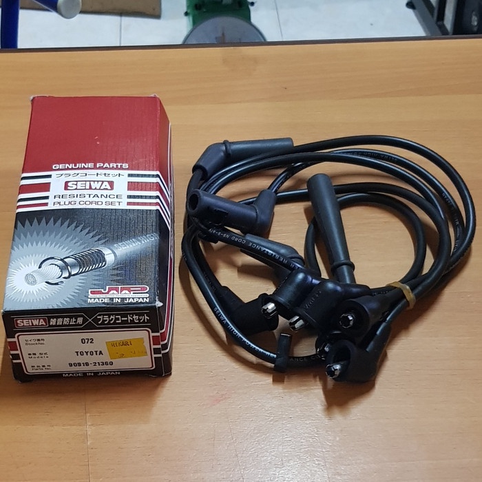 SPAREPART OTOMOTIF- Kabel Busi Toyota Starlet 1.0 / EP70 SEIWA Japan -KOMPONEN AKSESORIS