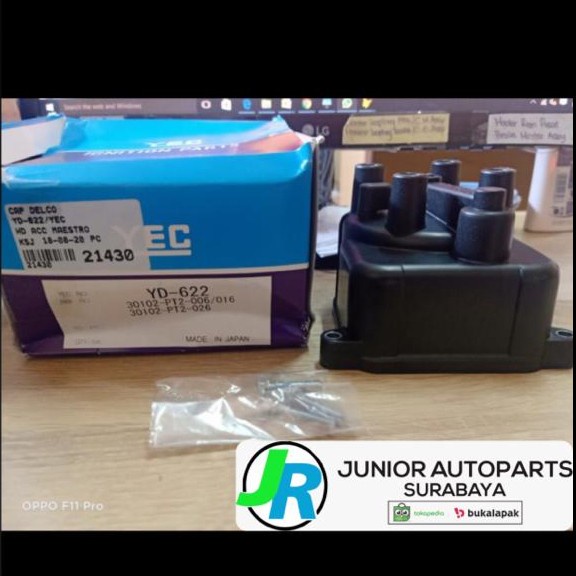 SPAREPART OTOMOTIF- Cap Delco Honda Accord Maestro YEC Japan -KOMPONEN AKSESORIS