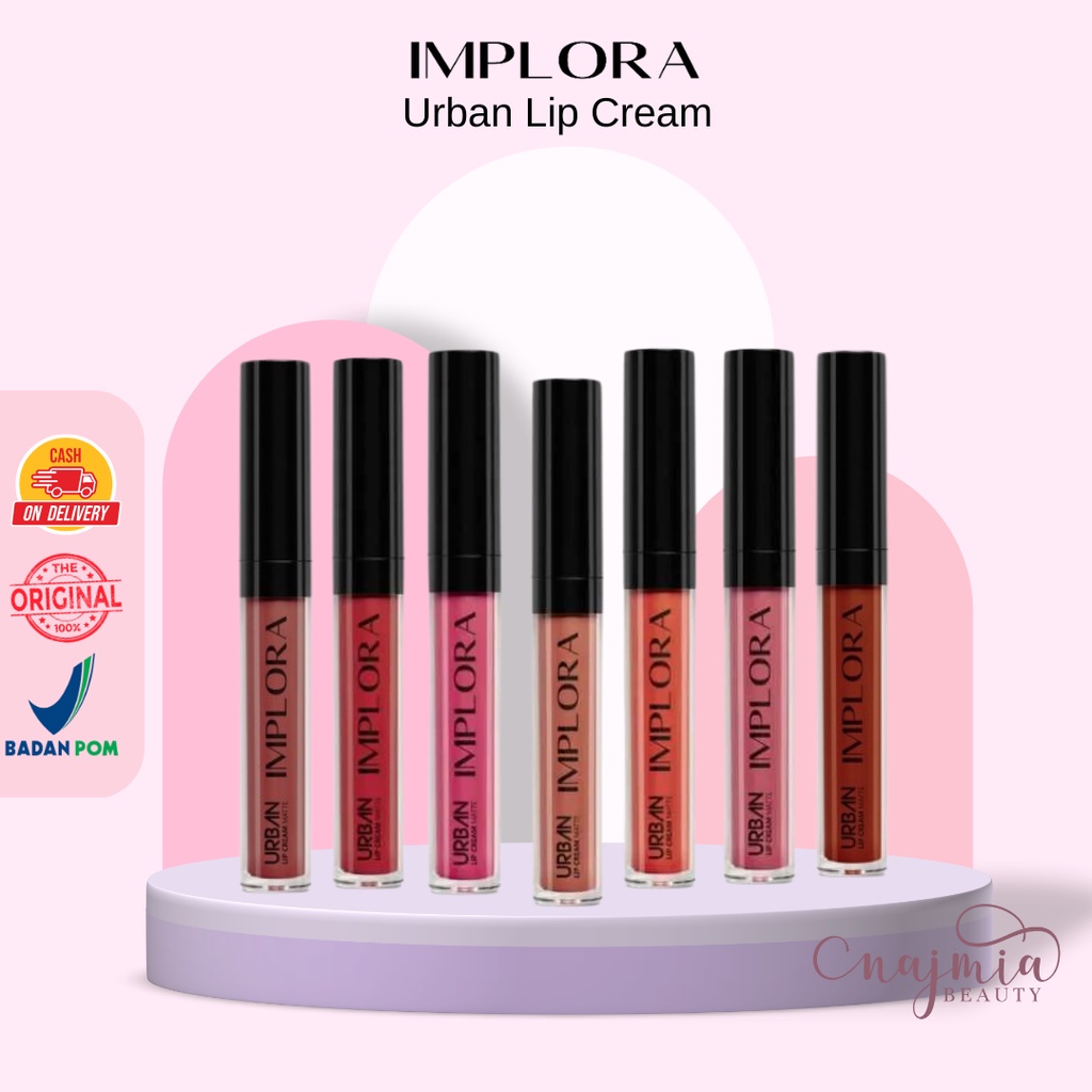Implora Urban Lip Cream/Implora Lip Cream/Implora Murah 20 new shade