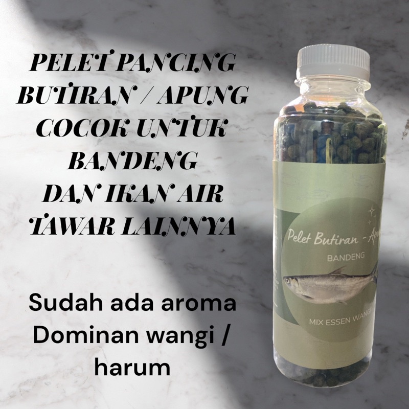 Umpan Mancing Bandeng Emtigo Pelet Butiran Apung Sudah Ada Aroma