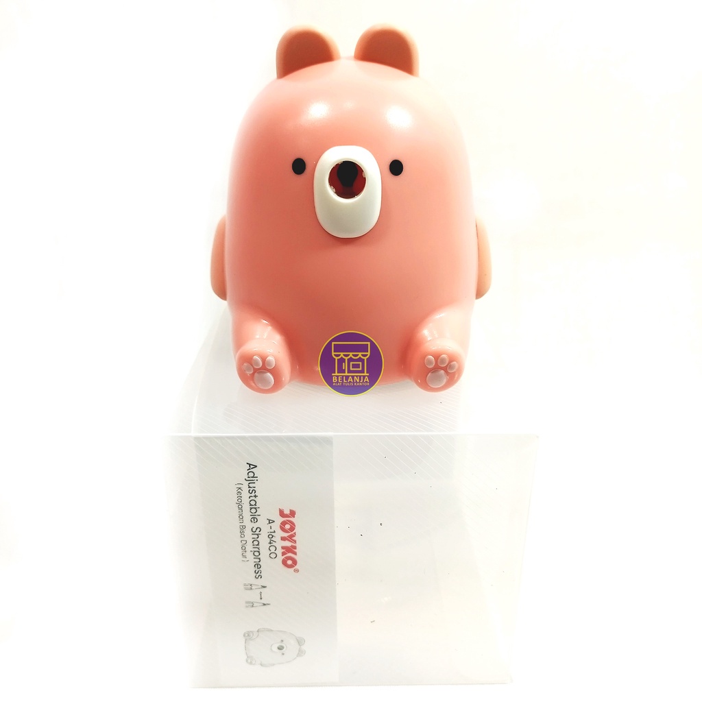 

JOYKO - Rautan Pensil A-164CO Serutan Motif Hewan Lucu - Pcs