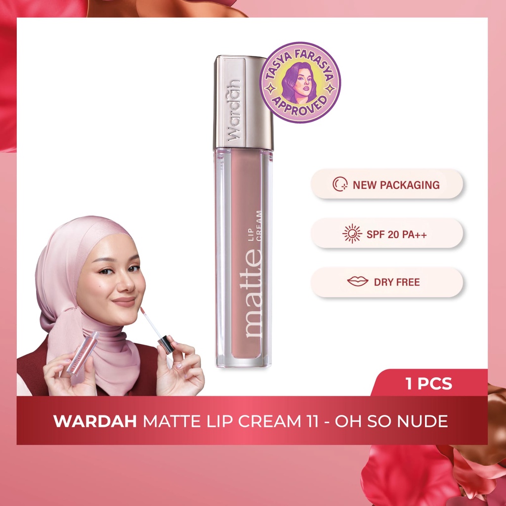 WARDAH EXCLUSIVE MATTE LIP CREAM 11 OH SO NUDE 4 G