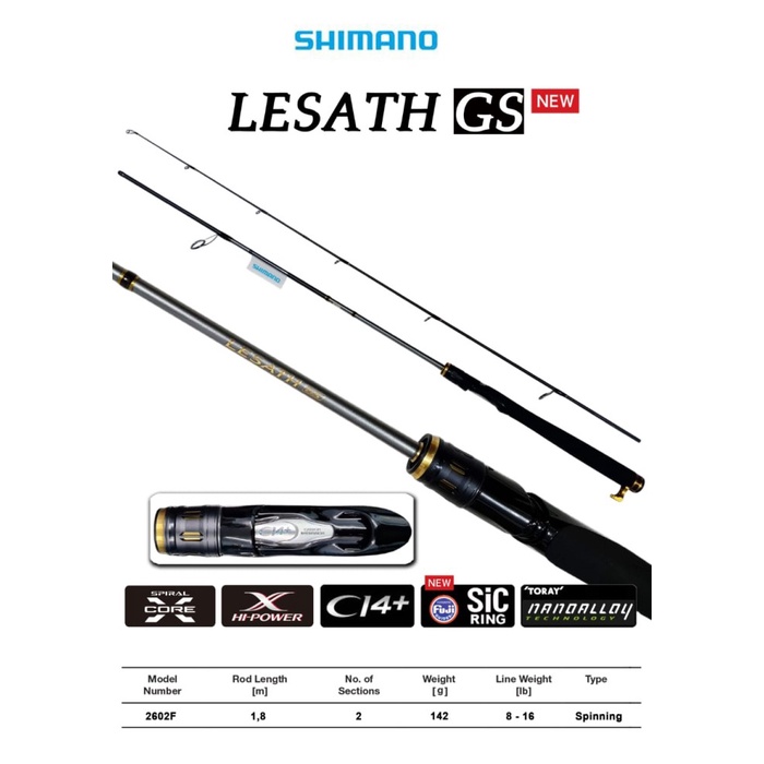 ORIGINAL - Joran Shimano Lesath GS 2602F 2021