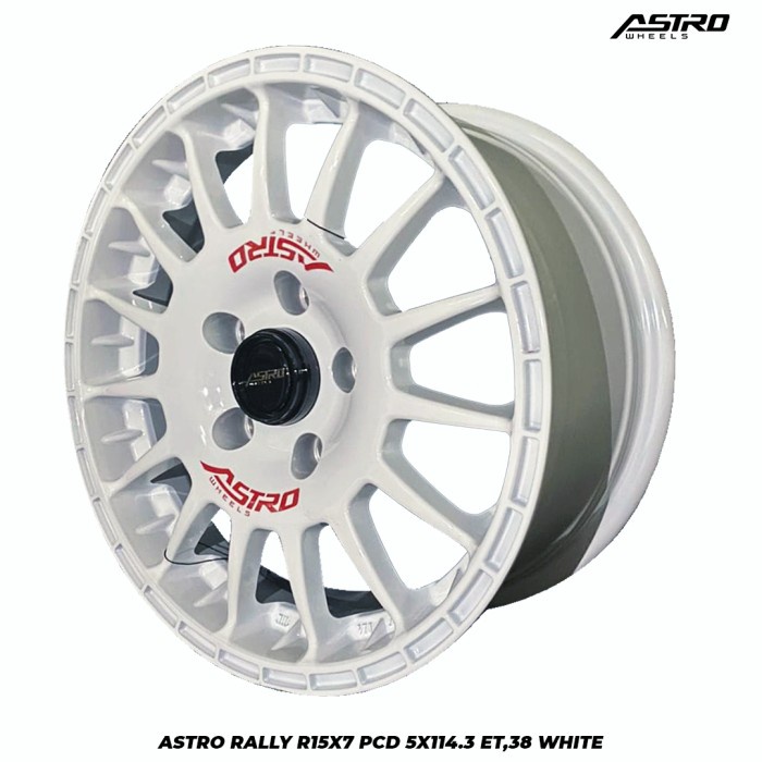 Velg Mobil ASTRO Rally 15X7.0 5X114.3 ET.38 WHITE