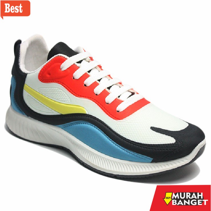 Sneakers pria terbaru- Dr. Kevin Sepatu Sport Pria Men Sneakers 889-035 - Mix Color (Warna Kombinasi