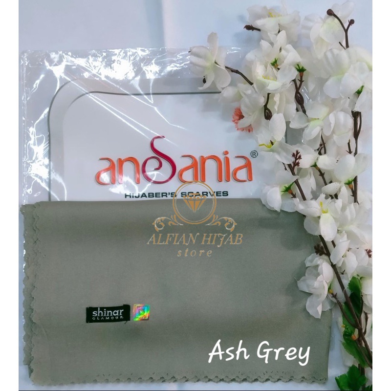 hijab shinar segiempat ansania LC 110x110/shinar ansania/kerudung hijab segi empat shinar glamor/Shi