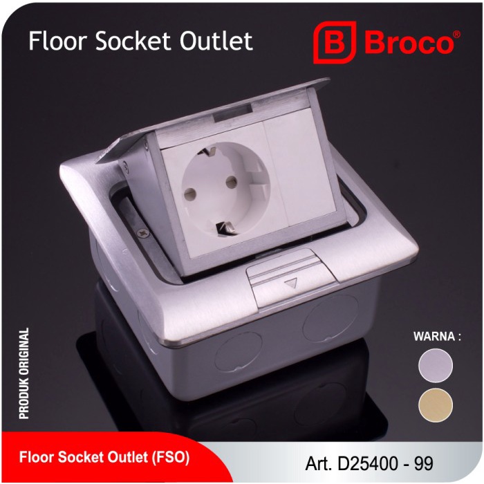 Socket Outlet Broco D25400 Floor Socket Outlet