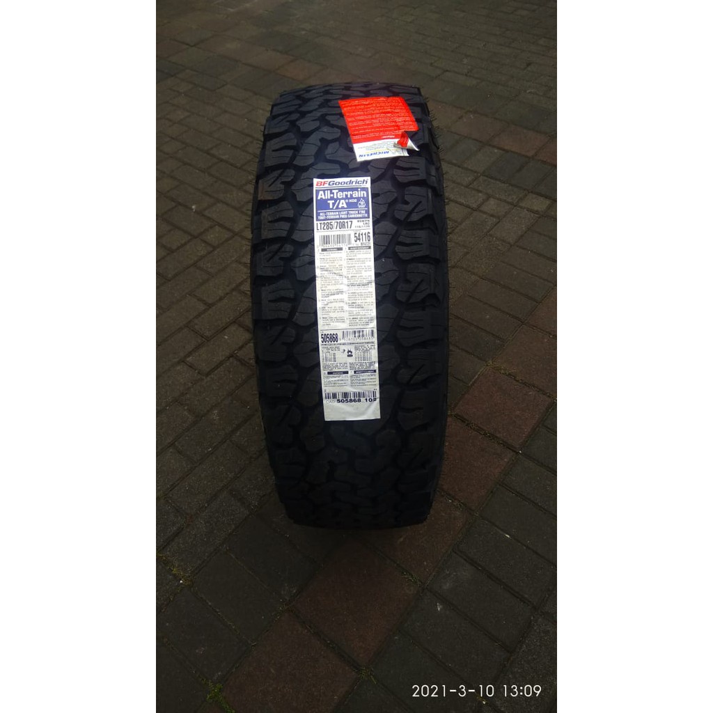 FREE PASANG BFGoodrich All-Terrain TA KO2 Size 285/70 R17 Ban Pajero Sport Dakar Fortuner TRD Land C