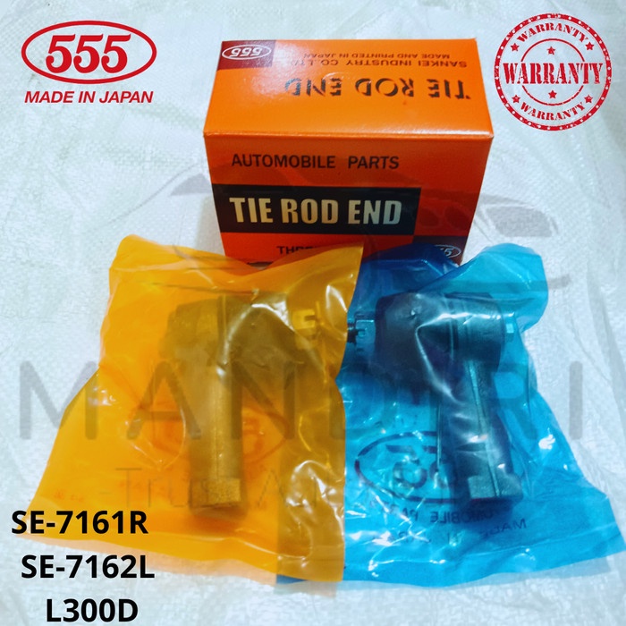 TIE ROD END MITSUBISHI L300D 555 L300 DEISEL ORI JAPAN SE-7161/2 1SET