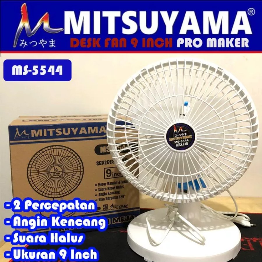 Kipas Angin Meja MS-5544 Misuyama / Desk Fan 9" Mitsuyama MS-5544