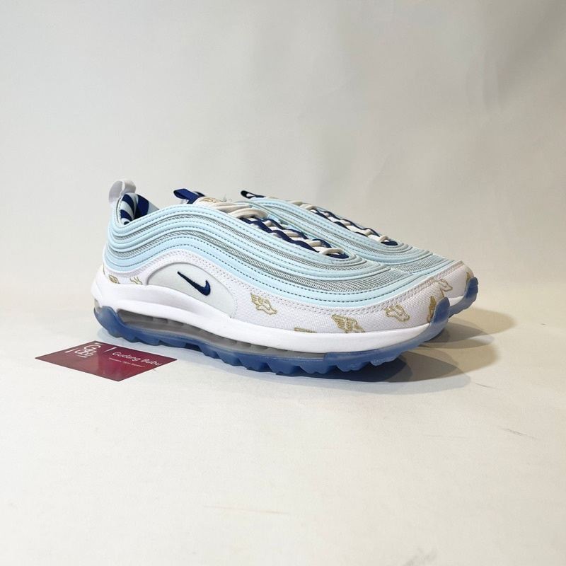 Sneakers Airmax Air Max 97 Golf Wings NRG Wing It Blue White Sepatu SKU9