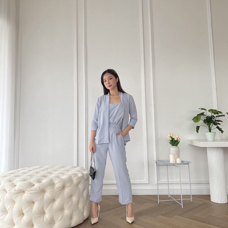 ZEIVOR - ZPF OOTD WANITA SETELAN ERSA / Set Hana / Oneset Wanita Keluaran Terbaru / Pakaian Casual W