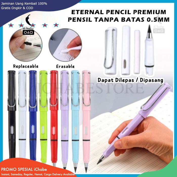 

[Bisa COD] MA Pensil Tanpa Batas 0.5mm Alat Tulis Sekolah Eternal Pensil Tanpa Raut