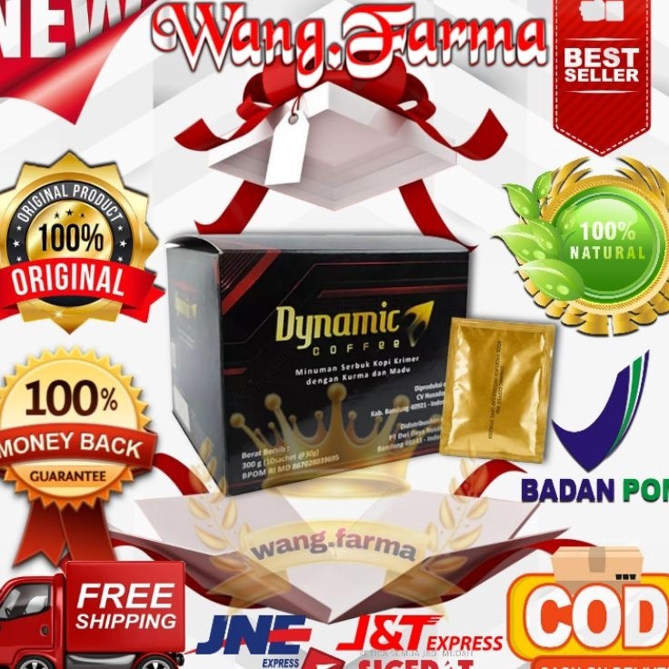 

TERMURAH Dynamic Coffe Kopi Dynamic Herbal Stamina Pria 10 Sachet BPOM