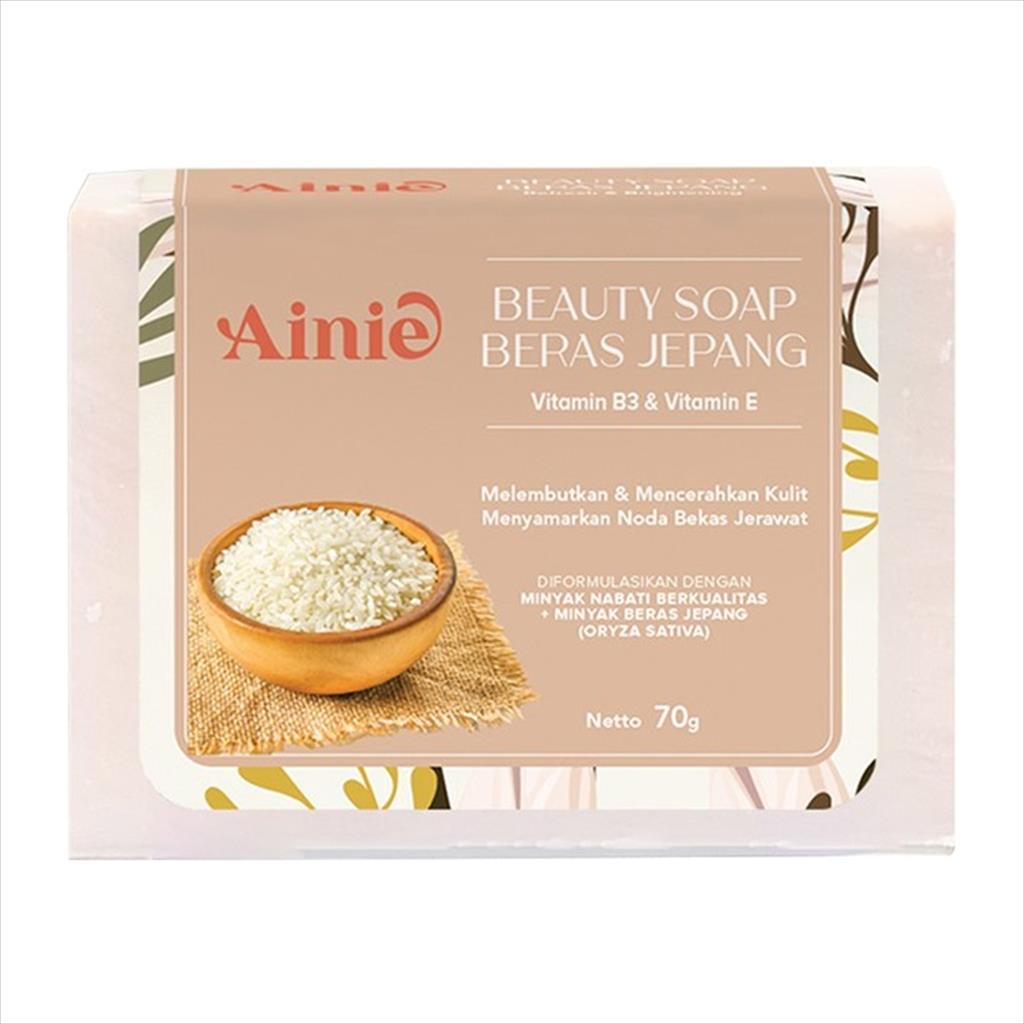 Ainie Beauty Soap Sabun Beras Jepang 70 g