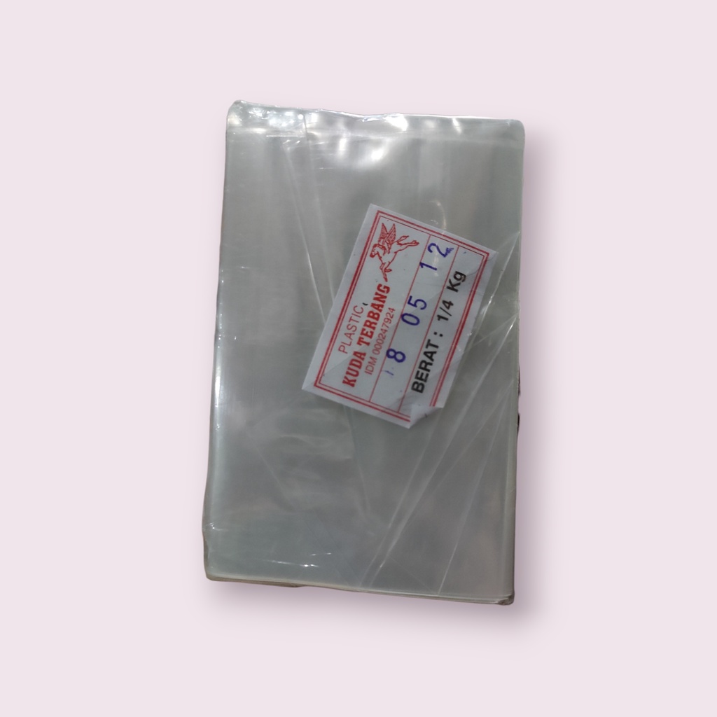 Plastik PP 8x12 05 isi 290 lembar berat 250gr | plastik 0.5 5 micron | 05x8x12