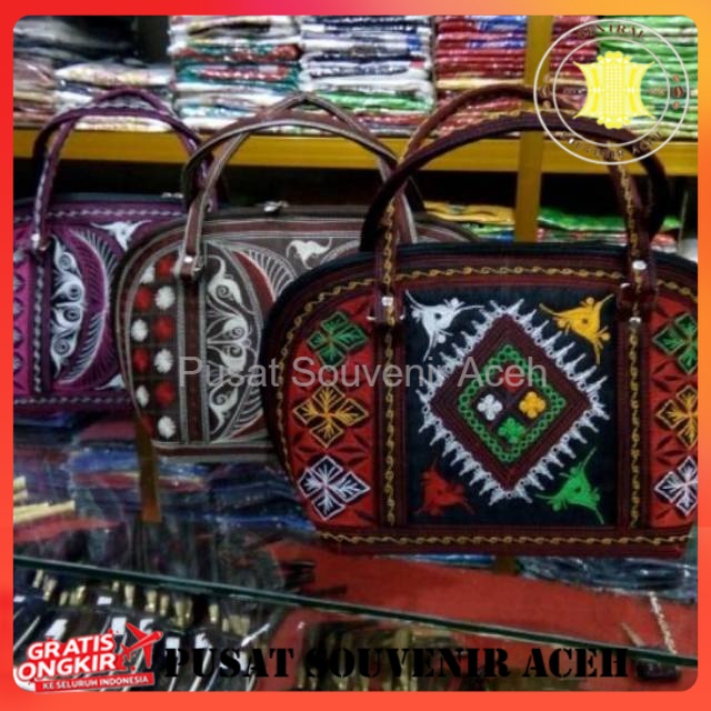 Tas keong sumbu besar/tas keong khas Aceh/tas tenteng /fashion wanita