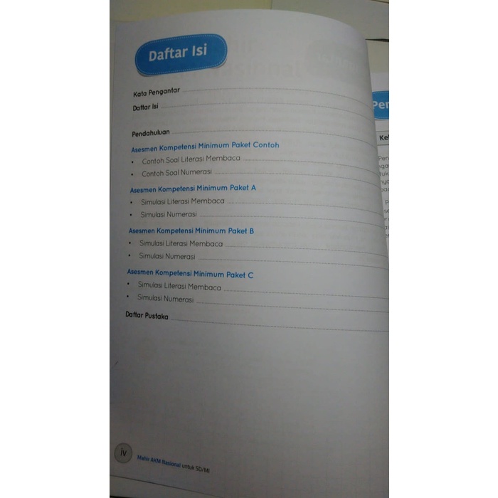 SD/MI MAHIR AKM NASIONAL Soal-soal Literasi Membaca /Numerasi/