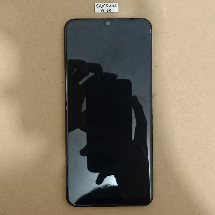 lcd Samsung A50 Original Copotan Lcd komplit Frame Samsung A50