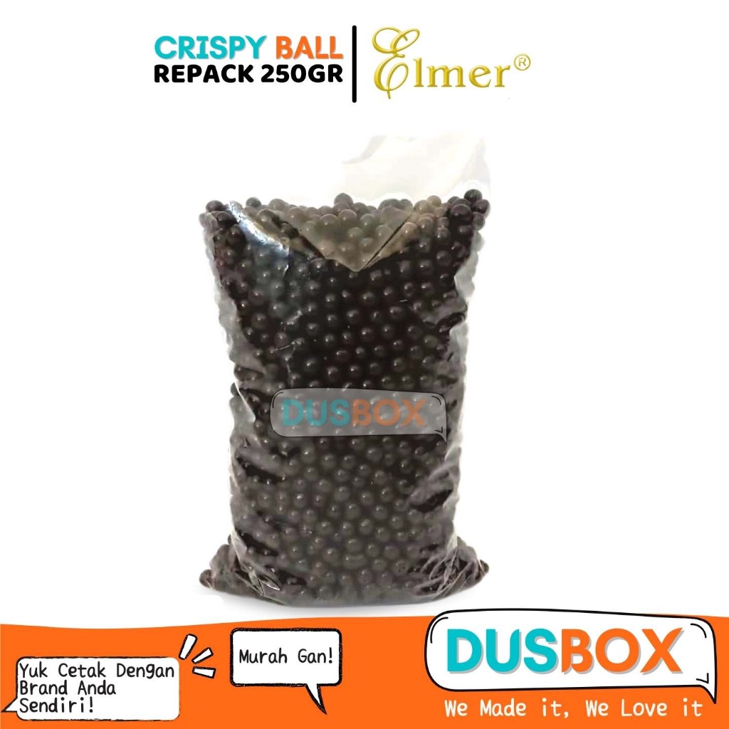 Safirablooms Elmer Crispy Ball / Crispy Ball / Crispy Ball Elmer 250Gr / Crispy Ball Dark Cokelat /