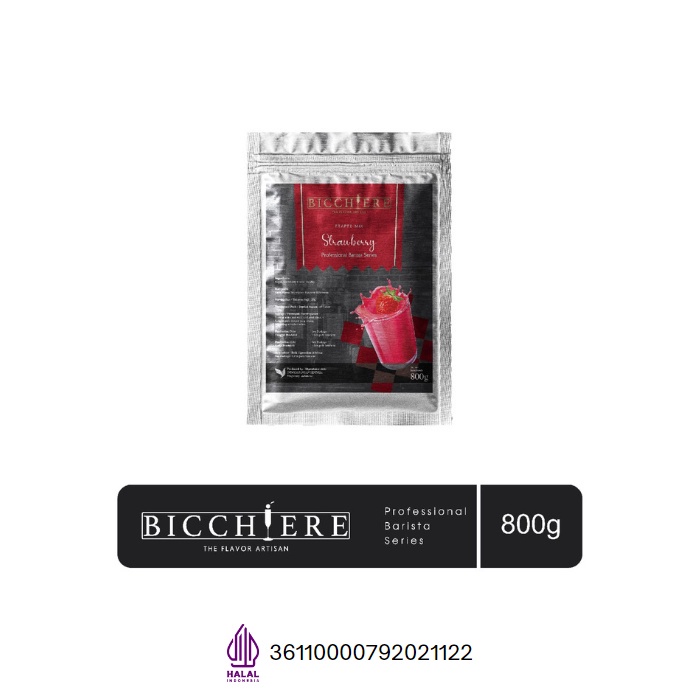 

Bubuk Minuman Strawberry Premium Bicchiere 800g