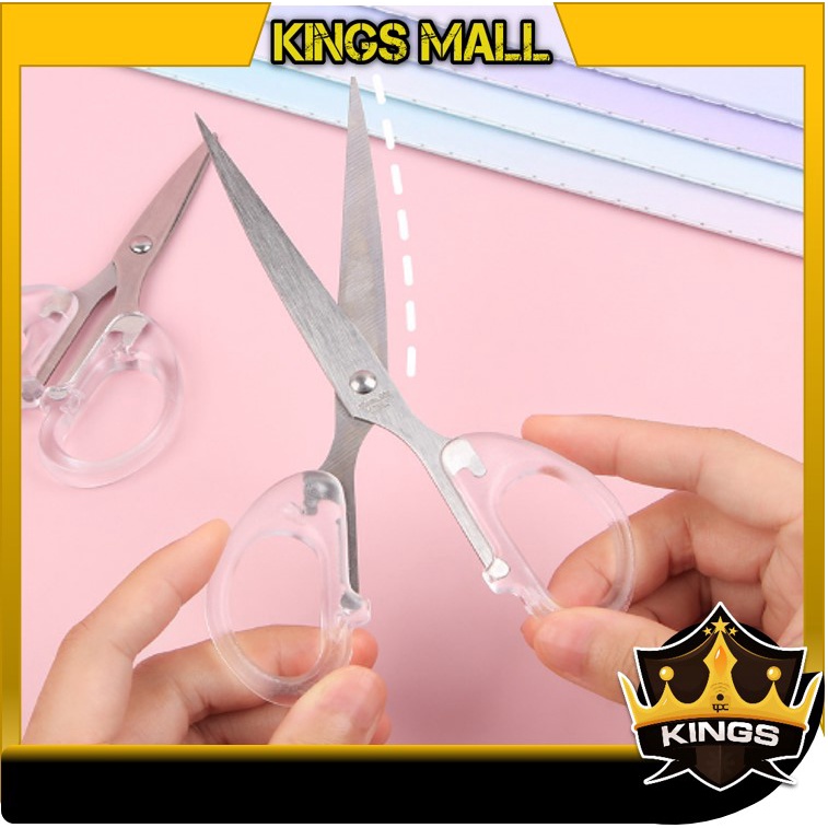 

KINGS - H5920 Gunting Transparan Bening Multifungsi / Gunting Transparan / Gunting Kertas Transparan Pemotong Kertas Scrapbooking