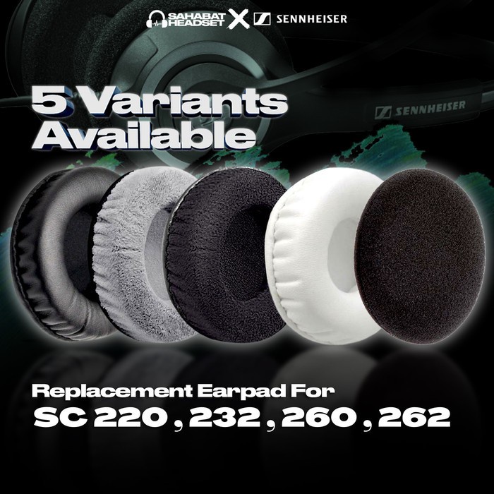 Earpad Ear Cushion Earcup Sennheiser MX450 MX-450 MX 450 Busa Bantalan