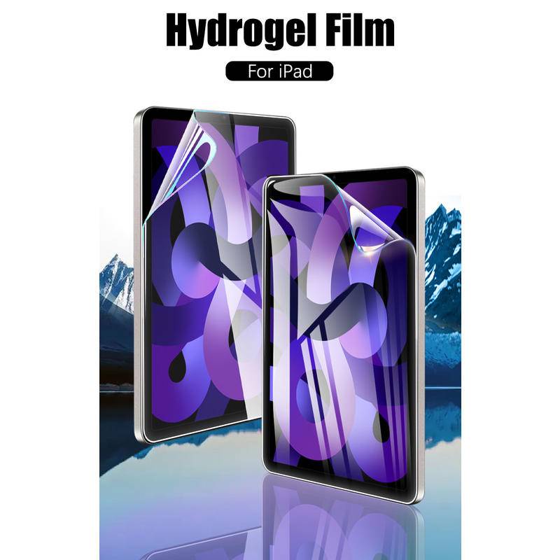 Untuk iPad Air Mini6 5 4 3 2 1 10.5 10.9 7.9 8.3 inch HD Hydrogel Film Pelindung Layar Untuk iPad Pro 11 12.9 2018 2020 2021 2022 10 9 8 7 6 5 10.9 10.2 9.7 inch Biru Light Film