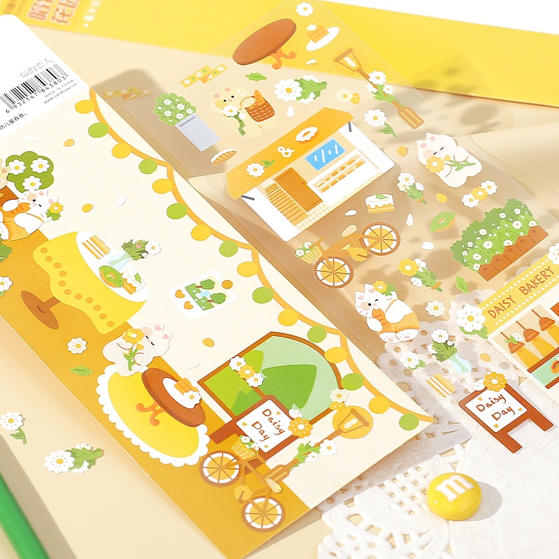 

Flower Star Garden Diary Deco Stickers