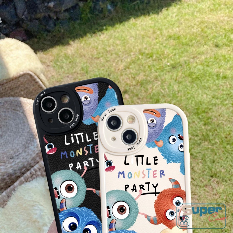 Kartun Lucu Sekitar Monster Kecil Pasangan Ponsel Case  Infinix Hot 10T 10s 11s 9 10 11 Play Hot 10 Lite Note 8 Smart 5 6 Trendi Hokage Uzumaki Naruto Uchiha Sasuke Lembut Tpu Cover