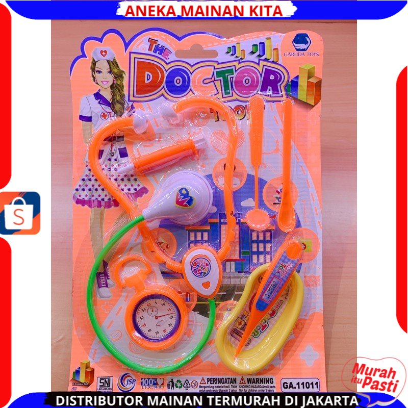 Mainan Anak Dokter Dokteran Set Ga 11011 Mainan Edukasi anak Perempuan / Anak Laki Laki SNI Murah