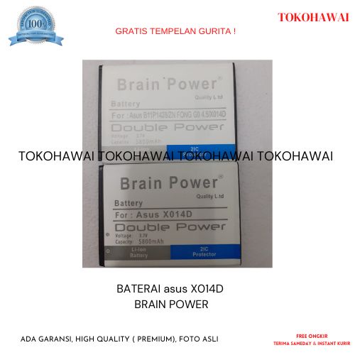 BATERAI asus X014D  BRAIN POWER