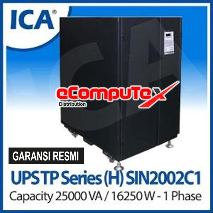 UPS ICA SIN-2002C1 SIN2002C1 25000VA / 16250 WATT ONLINE SINEWAVE UPS GARANSI RESMI