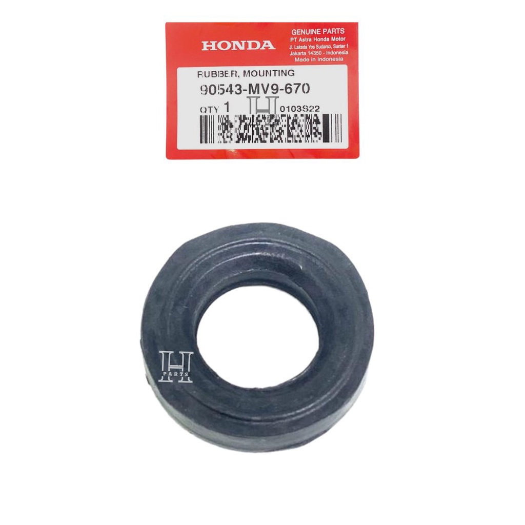 KARET SIL SEAL BAUT HEAD TUTUP SILINDER RUBBER MOUNTING HONDA MATIK BEBEK SPORT 90543-MV9-670 ORIGIN