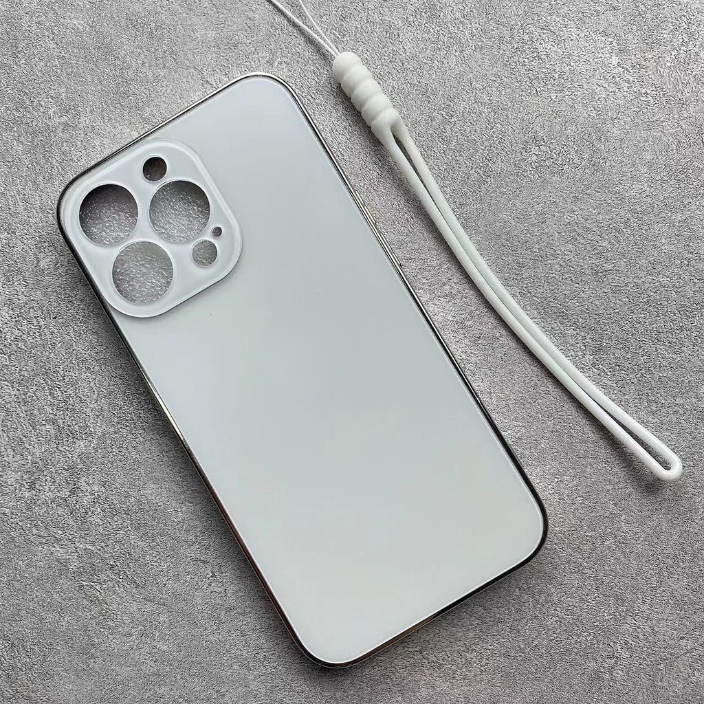 [Buy One Get One] Case Full Matte Fashion Untuk14 13 12 11 Pro Max 14Plus Case Telepon Tali Portable