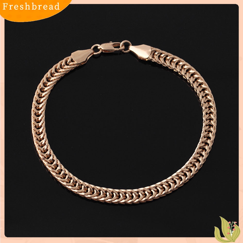 &lt; Freshbread &gt; Nightclub Pria Wanita Alloy Rantai Pasangan Hadiah Gelang Bangle Persahabatan Perhiasan