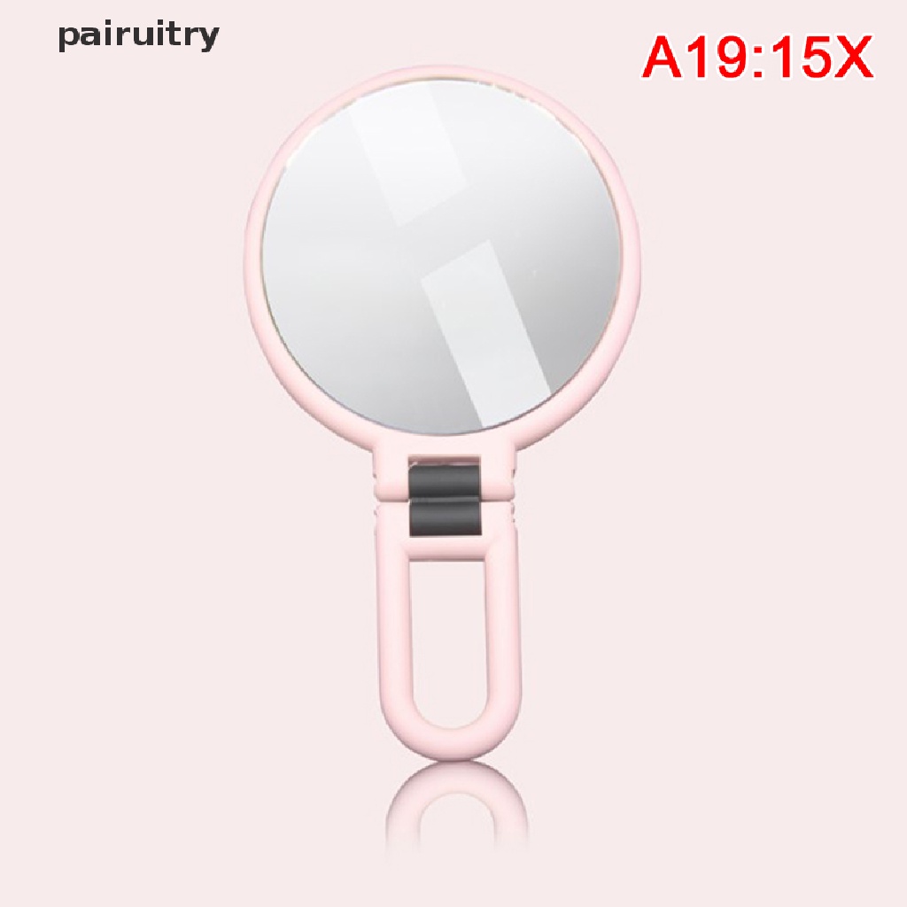 Prt 2per5 /10 /15X Kaca Rias Pembesar Makeup Dua Sisi Vanity Mirror PRT