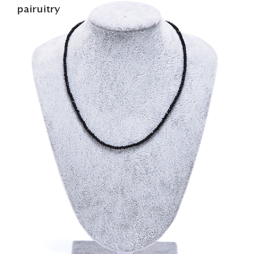 Prt Pesona Wanita Hitam Kristal Klavikula Choker Kalung Liontin Pesta Perhiasan Hadiah PRT