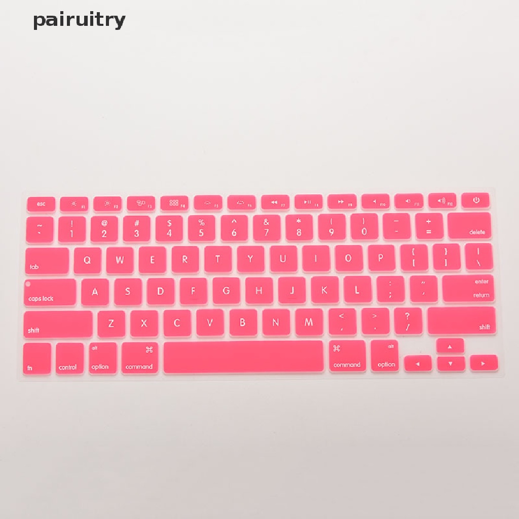 Prt Case Penutup Kulit Keyboard Bahan Silikon Untuk Macbook Air Pro 13 &quot;15&quot; 17inci PRT