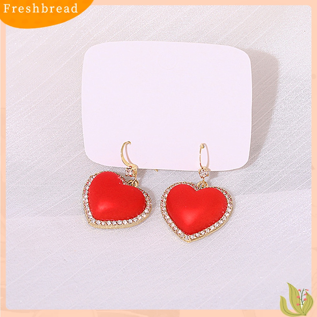 < Freshbread > 1pasang Anting Menjuntai Elegan Temperamental Indah Hias Meriah Wanita Manik-Manik Rumbai Liontin Anting Perhiasan Untuk Pacaran