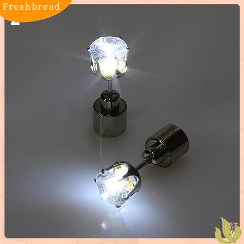 &lt; Freshbread &gt; Menyala Anting Berlian Imitasi LED Stud Dance Aksesoris Pesta Untuk Pesta/Xmas