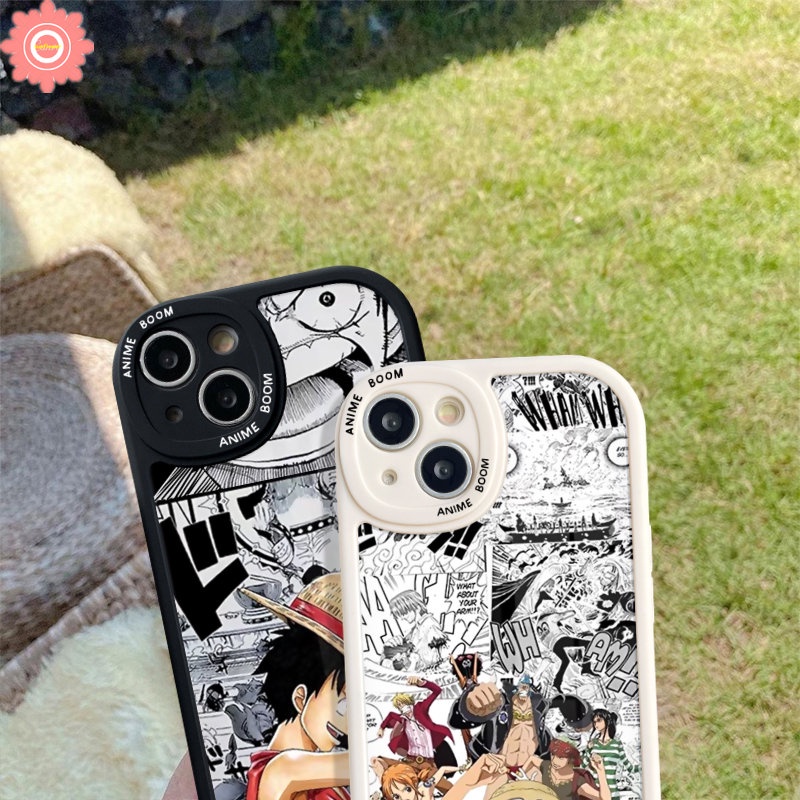 Case Redmi 12C A1 9 10C K40s 9A 10A 9C 10 9T Note8 9 10 11 10s 11s 10Pro 9Pro 9s 11Pro+8Pro POCO X3 NFC Pro M3 F4 Mi 12 11 Lite 11T Anime Kartun Luffy Lucu Sarung One Piece