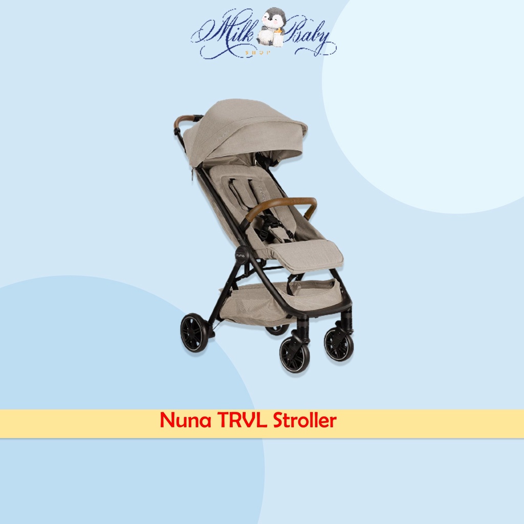 Nuna TRVL Stroller Hazelwood - With Travel Bag & Rain Cover