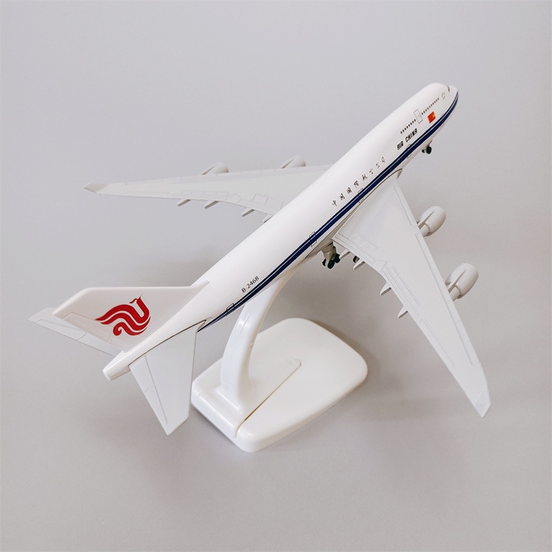 Air China Airlines Boeing 747model Pesawat Diecast Metal B747 Plane Pesawat Mainan Dengan Landing Gear