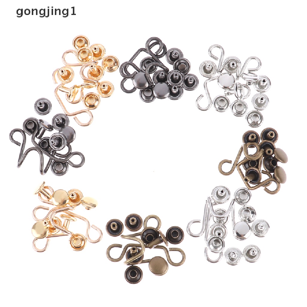 Ggg 27/32MM Gesper Pinggang Bebas Paku Waist Closing Adjustable Snap Button Resuable  Id