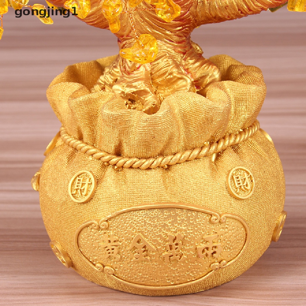 Ggg Pohon Uang Kristal Alami Pohon Keberuntungan Feng Shui Money Tree Home Decor ID